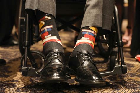 President H.W. Bush honored wife with 'crazy socks' - ABC News