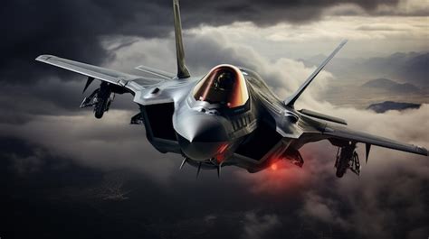 Premium AI Image | photo of the Lockheed Martin F35 Lightning fighter ...