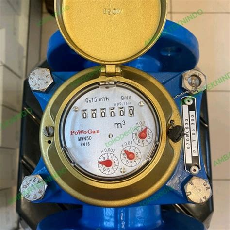 Jual WATER METER 2 INCH POWOGAZ MWN50 DN50 MM FLANGE WATER METER 2