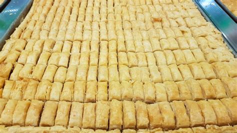 Baklava A Typical Lebanese Sweet Lebanese Cuisine. Sidon, Lebanon Stock ...