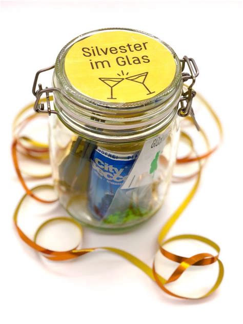 DIY Idee für ein einfaches Gastgeschenk oder Silvester Mitbringsel