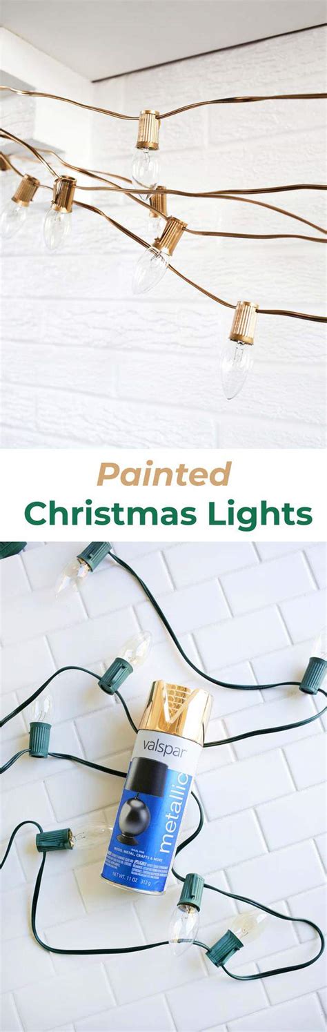 Try This: Painted Christmas Lights - A Beautiful Mess