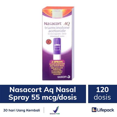 Nasacort Aq Nasal Spray Mcg Dosis Dosis Obat Semprot Hidung