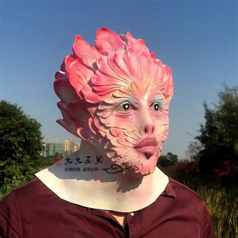 2018 New Arrived Flower Demon Mask Headdress Halloween Horror Monster