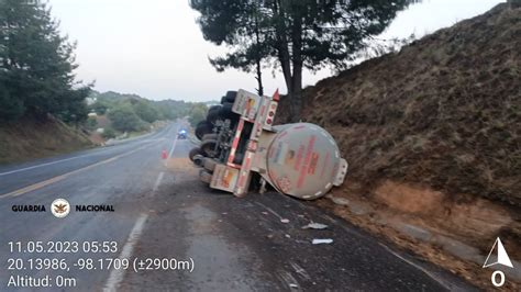 Volcadura de pipa provoca cierre de autopista México Tuxpan Periódico AM