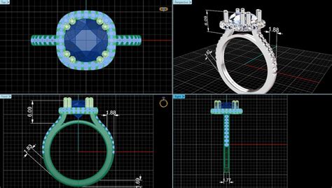 Custom Ring Design 3D CAD Design Ring Design Engagement Ring | Etsy