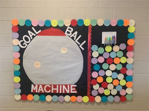 Goal Ball Machine Ra Board In Work Bulletin Boards Bulletin