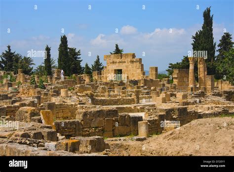 Phoenician Ruins At Utica Tunisia Stock Photo Alamy