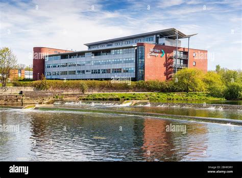 Ayrshire College Riverside Building Ayr Ayrshire Scotland Uk Stock