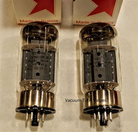 Sovtek Factory Platinum Matched PAIR TWO 6550WE Power Tubes Vacuum