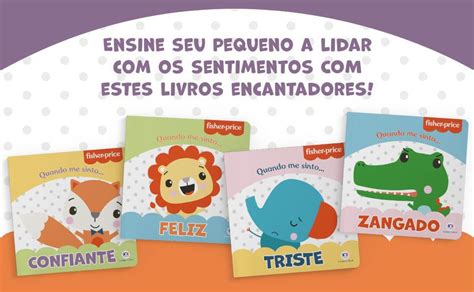 Kit Coleção de Livros Quando me sinto Fisher Price em promoção no