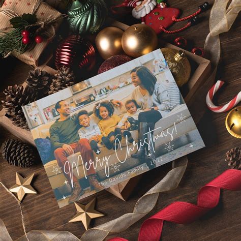 Christmas Card Template Family Christmas Card Christmas Card - Etsy