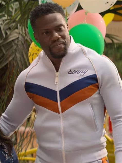 Me Time 2022 Kevin Hart White Tracksuit Sonny Fisher Tracksuit