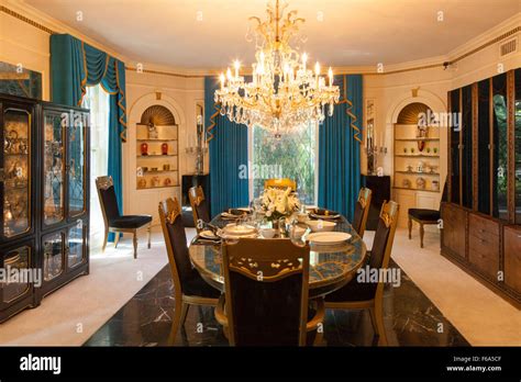 Interior of Elvis Presley's Graceland mansion, Memphis, Tennessee, USA Stock Photo - Alamy