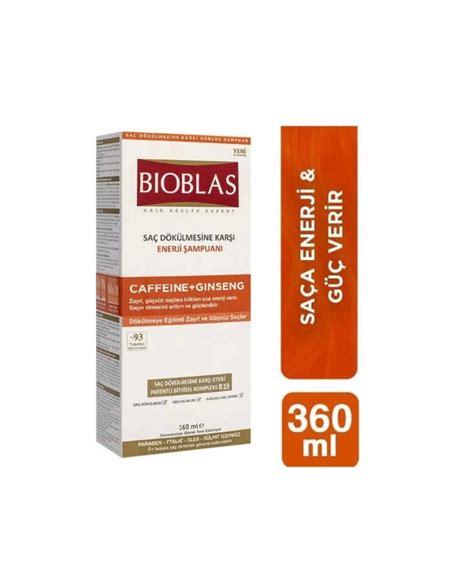 Bioblas Saç Dökülmesine Karşı Enerji Şampuanı Caffeine Ginseng 360