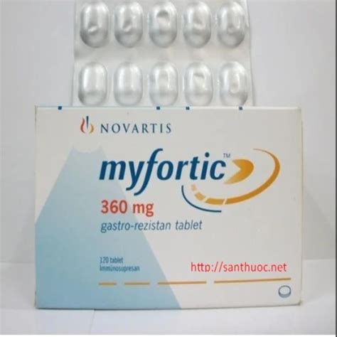 Myfortic 180mg 360mg Thuốc Giúp Dự Phòng Tránh Thải Nghép Thận Hiệu