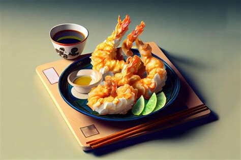 Premium Photo | Japanese tempura food