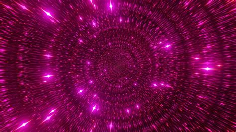 Red Space Particles Science Fiction 3d Illustration Background