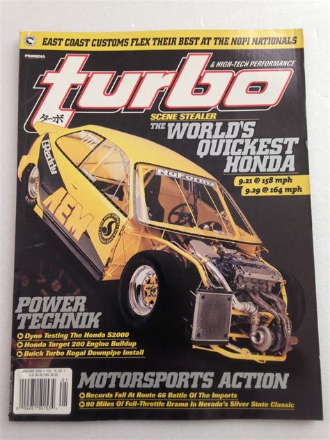 Turbo & High-Tech Performance 01/2000 | Car magazine, Classic car ...