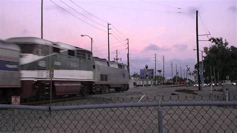 Amtrak 11 With Cascade F59phi Thru Oxnard YouTube