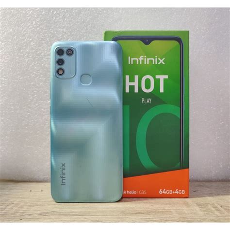 Jual Infinix Hot Play X D Ram GB Rom GB Second Fullset Shopee Indonesia