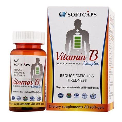 Vitamin B Complex Softgel Capsules For Fatigue And Tiredness Health Supplements At Best Price In