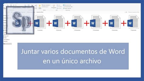 Word Cómo juntar varios documentos de Word en uno solo Tutorial en