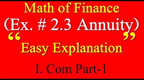 What Is An Annuity Annuity Introduction Easy Explanation Of Annuity How To Treat Annuity Types