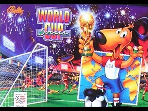 1994 Bally World Cup Soccer 94 Pinball Machine In Action YouTube