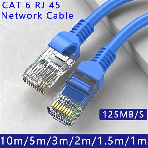 10 1m Rj 45 Network Cable Ethernet Cable Cat6 Lan Cable Utp Patch Cord For Laptop Router Rj45