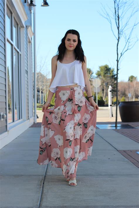 Floral Maxi Skirt