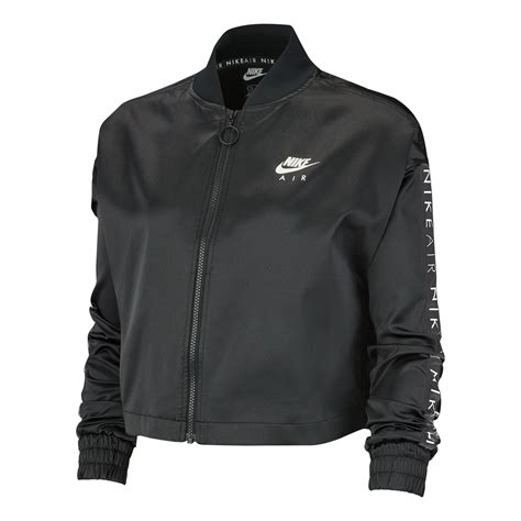 Nike Air Sportswear Trainingsjacke Damen Schwarz Weiß Online Kaufen