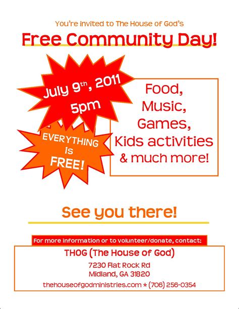 Free Community Day Event