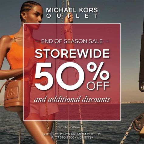 30 May 28 Jun 2023 Michael Kors End Of Season Sale At Johor Premium