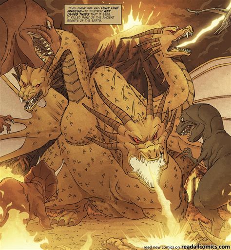 King Ghidorah Vs The Dinosaurs Godzilla Know Your Meme