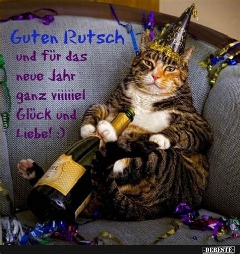 Guten Rutsch Lustige Silvester Spr Che