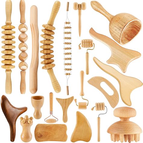 Amazon Pcs Wood Therapy Tools Wooden Massage Tool Set Wood