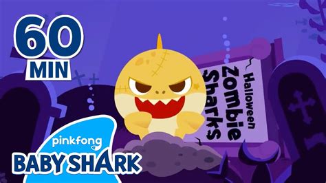 Halloween Zombie Sharks 1hr Baby Shark Halloween Halloween Shark