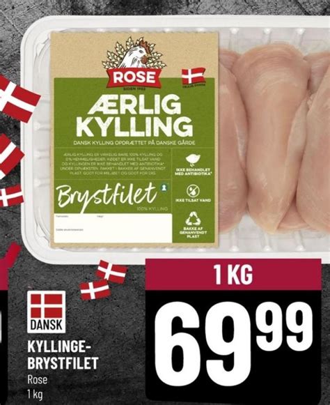 Rose Rlig Kylling Kyllingebrystfilet L Vbjerg November Alle