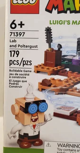 LEGO SUPER MARIO Luigis Mansion Lab And Poltergust Expansion Set