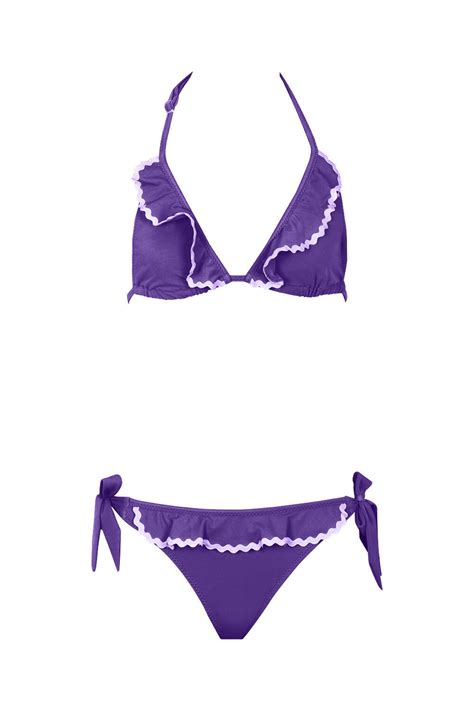 Fresco Fırfırlı Çocuk Bikini Takım