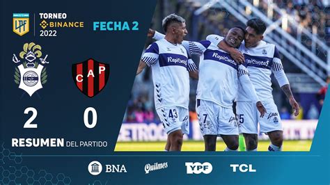 Torneobinance Fecha Resumen De Gimnasia Patronato Youtube