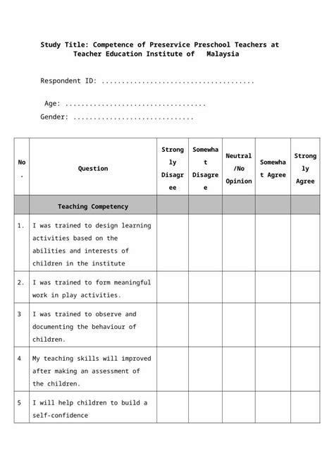 Docx Example Of Likert Scale Dokumen Tips