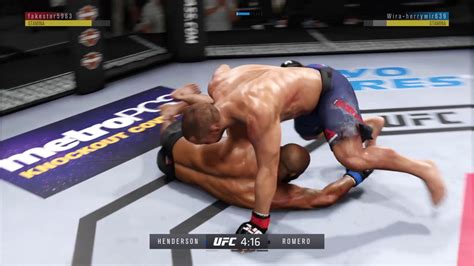 EA SPORT UFC 3 Henderson Vs Romero YouTube