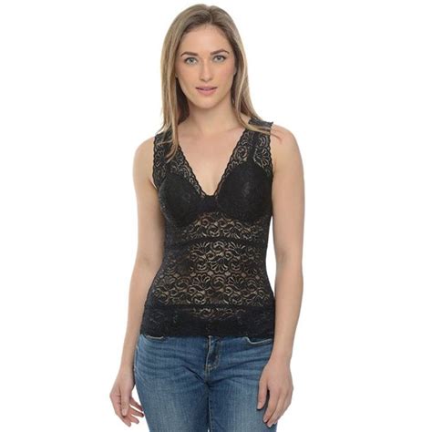 Da Intimo Black Sexy Lace Padded Camisole Buy Da Intimo Black Sexy Lace Padded Camisole Online