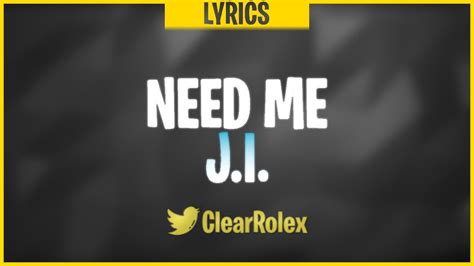 Ji Need Me Lyrics Hit Me When You Need Me Youtube