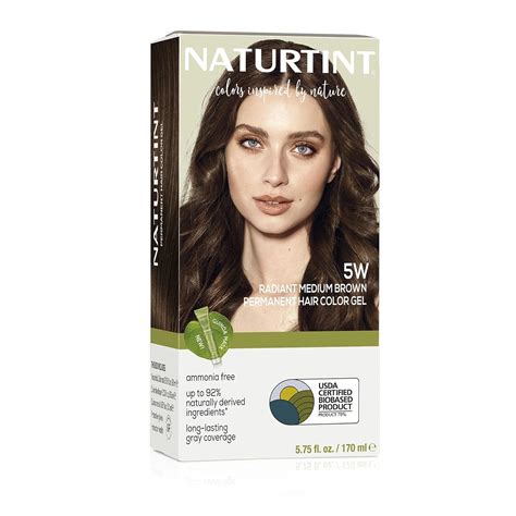 Naturtint Tinte Permanente Para El Cabello Casta O Medio Radiante W