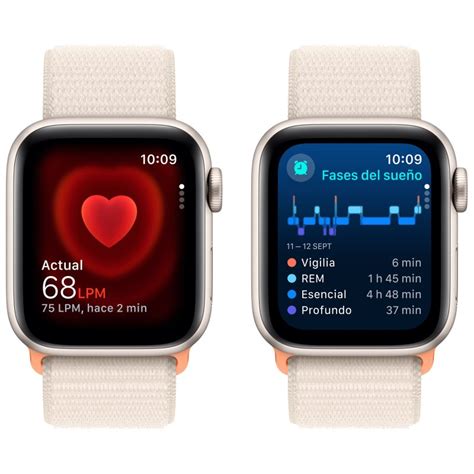 Apple Watch Se Gps Cellular Mm Alum Nio Branco Luz Das Estrelas