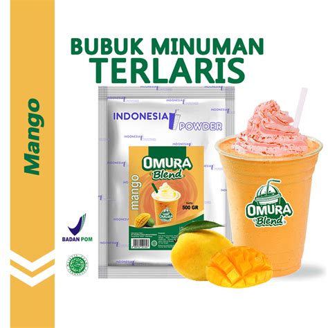 Jual Omura Blend Bubuk Minuman Premium Rasa Mango Mangga Powder Drink