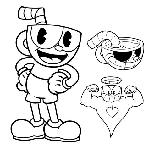 Cuphead Archives Sketchok Easy Drawing Guides